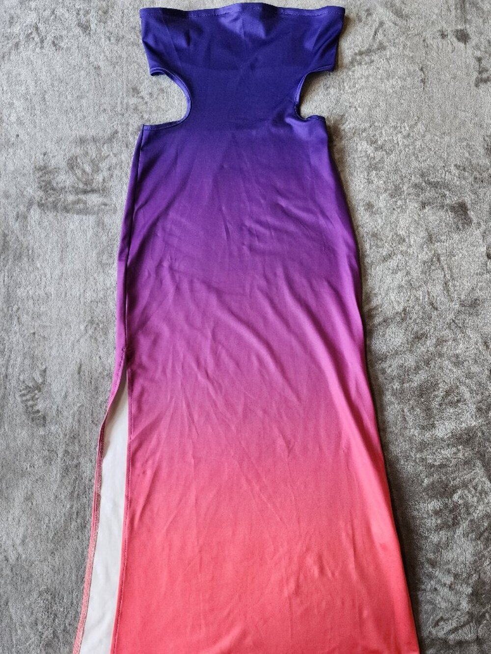 Purple Pink Gradient Ombré Bodycon Mini Dress NWOT Size Small